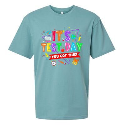 ItS Test Day You Got This Testing Day Teacher Student Sueded Cloud Jersey T-Shirt