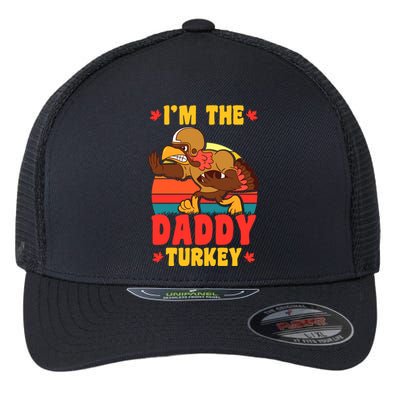 I'm The Daddy Turkey Thanksgiving Matching Family Costume Flexfit Unipanel Trucker Cap