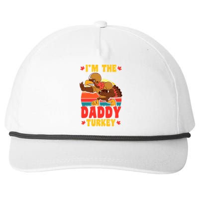 I'm The Daddy Turkey Thanksgiving Matching Family Costume Snapback Five-Panel Rope Hat