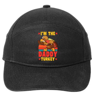 I'm The Daddy Turkey Thanksgiving Matching Family Costume 7-Panel Snapback Hat