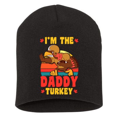 I'm The Daddy Turkey Thanksgiving Matching Family Costume Short Acrylic Beanie