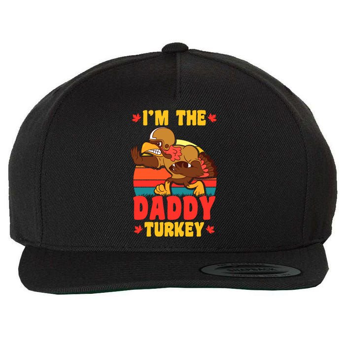 I'm The Daddy Turkey Thanksgiving Matching Family Costume Wool Snapback Cap