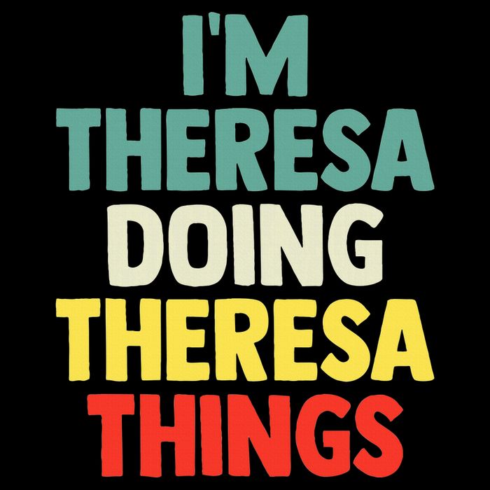 Im Theresa Doing Theresa Things Personalized Name Visor