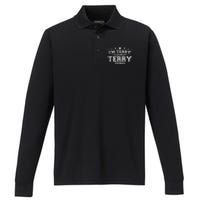 Im Terry Doing Terry Things Performance Long Sleeve Polo