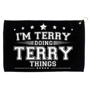 Im Terry Doing Terry Things Grommeted Golf Towel