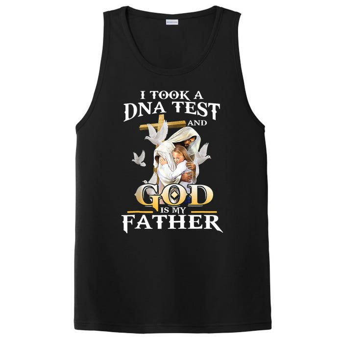 I Took DNA Test And God Is My Father Christian Fathers Day PosiCharge Competitor Tank