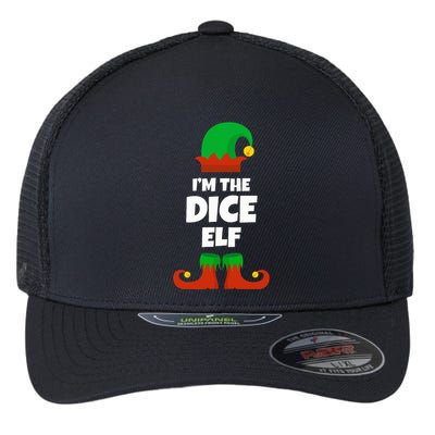 IM The Dice Elf Family Pajama Christmas Funny Bunco Rpg Flexfit Unipanel Trucker Cap