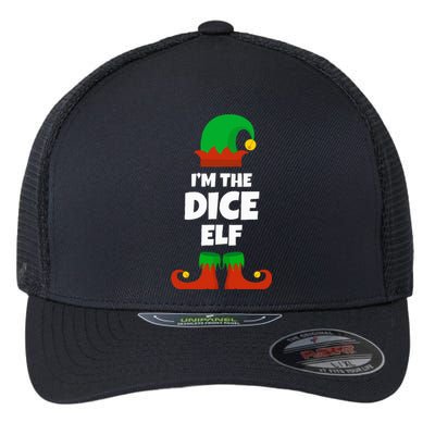 IM The Dice Elf Family Pajama Christmas Funny Bunco Rpg Flexfit Unipanel Trucker Cap