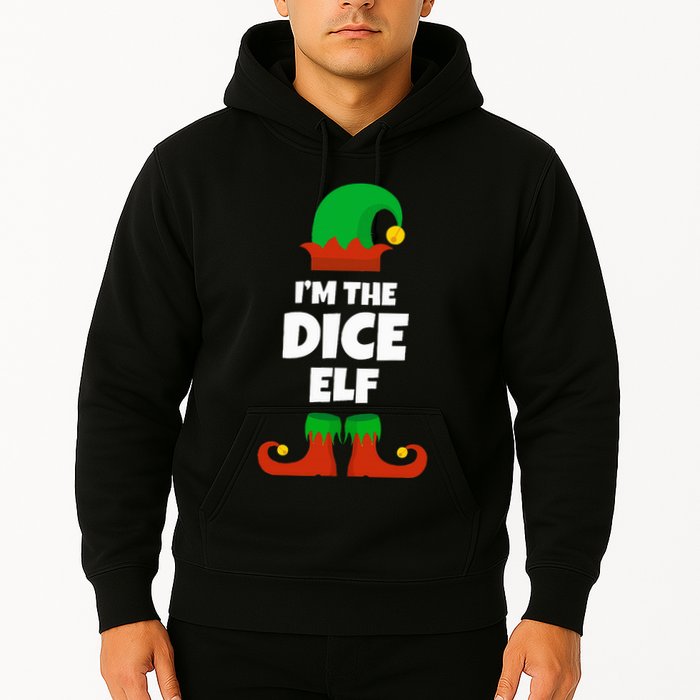 IM The Dice Elf Family Pajama Christmas Funny Bunco Rpg Hoodie