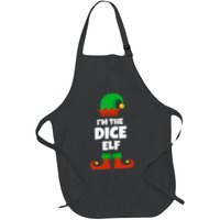 IM The Dice Elf Family Pajama Christmas Funny Bunco Rpg Apron