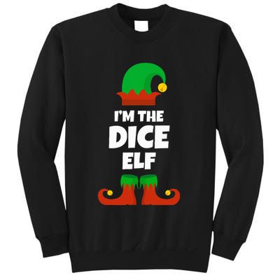 IM The Dice Elf Family Pajama Christmas Funny Bunco Rpg Sweatshirt
