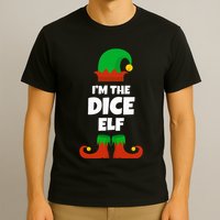 IM The Dice Elf Family Pajama Christmas Funny Bunco Rpg T-Shirt