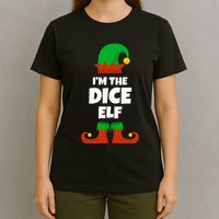 IM The Dice Elf Family Pajama Christmas Funny Bunco Rpg T-Shirt