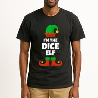IM The Dice Elf Family Pajama Christmas Funny Bunco Rpg Tall T-Shirt