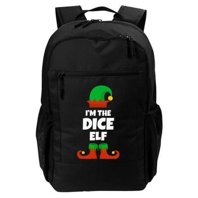 IM The Dice Elf Family Pajama Christmas Funny Bunco Rpg Backpack