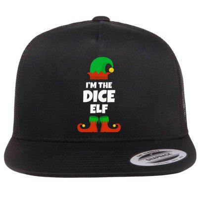 IM The Dice Elf Family Pajama Christmas Funny Bunco Rpg Flatbill Hat