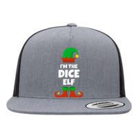 IM The Dice Elf Family Pajama Christmas Funny Bunco Rpg Flat Bill Trucker Hat