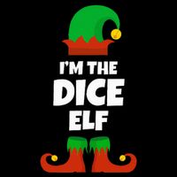 IM The Dice Elf Family Pajama Christmas Funny Bunco Rpg 16 in Basic Backpack