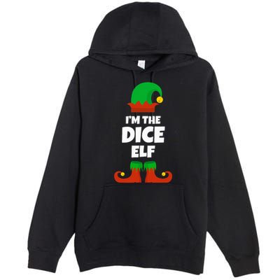 IM The Dice Elf Family Pajama Christmas Funny Bunco Rpg Premium Pullover Hoodie