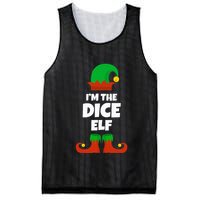 IM The Dice Elf Family Pajama Christmas Funny Bunco Rpg Mesh Reversible Basketball Jersey Tank