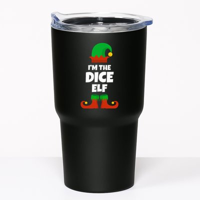 IM The Dice Elf Family Pajama Christmas Funny Bunco Rpg Tumbler