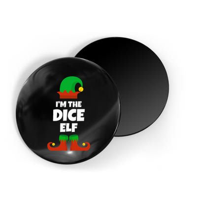IM The Dice Elf Family Pajama Christmas Funny Bunco Rpg Magnet
