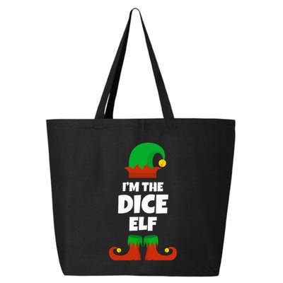 IM The Dice Elf Family Pajama Christmas Funny Bunco Rpg 25L Jumbo Tote
