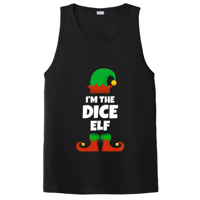 IM The Dice Elf Family Pajama Christmas Funny Bunco Rpg PosiCharge Competitor Tank