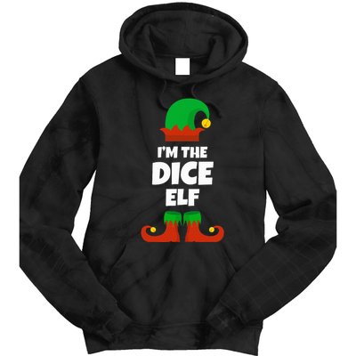 IM The Dice Elf Family Pajama Christmas Funny Bunco Rpg Tie Dye Hoodie