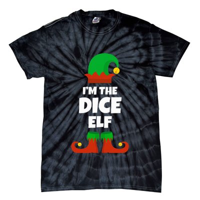 IM The Dice Elf Family Pajama Christmas Funny Bunco Rpg Tie-Dye T-Shirt