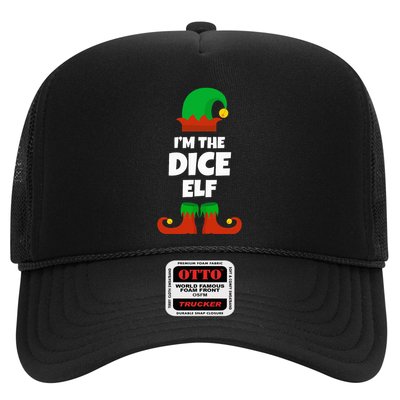 IM The Dice Elf Family Pajama Christmas Funny Bunco Rpg Trucker Hat