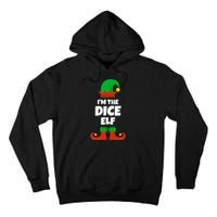 IM The Dice Elf Family Pajama Christmas Funny Bunco Rpg Tall Hoodie