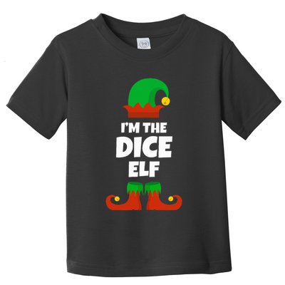 IM The Dice Elf Family Pajama Christmas Funny Bunco Rpg Toddler T-Shirt