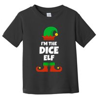 IM The Dice Elf Family Pajama Christmas Funny Bunco Rpg Toddler T-Shirt