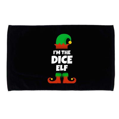 IM The Dice Elf Family Pajama Christmas Funny Bunco Rpg Microfiber Hand Towel