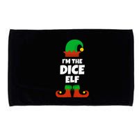 IM The Dice Elf Family Pajama Christmas Funny Bunco Rpg Microfiber Hand Towel