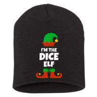 IM The Dice Elf Family Pajama Christmas Funny Bunco Rpg Short Acrylic Beanie