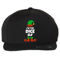 IM The Dice Elf Family Pajama Christmas Funny Bunco Rpg Wool Snapback Cap
