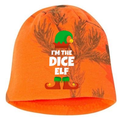 IM The Dice Elf Family Pajama Christmas Funny Bunco Rpg Kati - Camo Knit Beanie