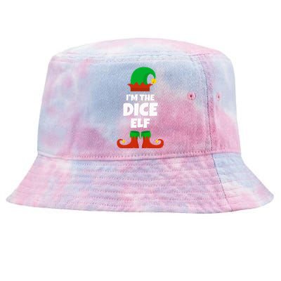 IM The Dice Elf Family Pajama Christmas Funny Bunco Rpg Tie-Dyed Bucket Hat