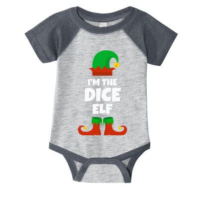 IM The Dice Elf Family Pajama Christmas Funny Bunco Rpg Infant Baby Jersey Bodysuit