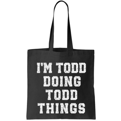 IM Todd Doing Todd Things Christmas Holiday Xmas Joke Bag