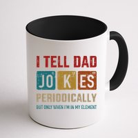 I Tell Dad Jokes Periodically Element Vintage Fathers Day Mug