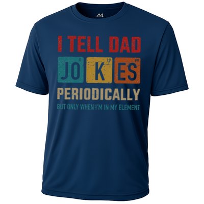 I Tell Dad Jokes Periodically Element Vintage Fathers Day Performance Shirt