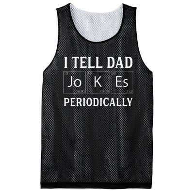 I Tell Dad Jokes Periodically Funny Fathers Day Mesh Reversible Basketball Jersey Tank