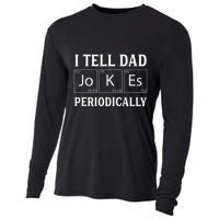I Tell Dad Jokes Periodically Funny Fathers Day Cooling Performance Long Sleeve Crew