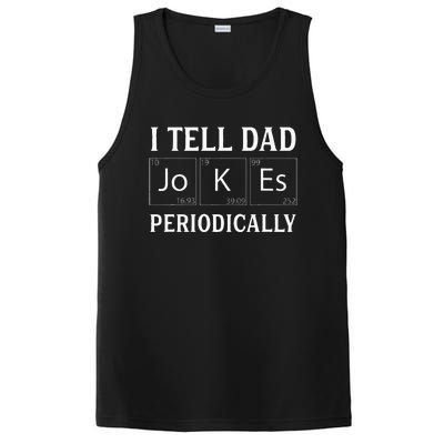 I Tell Dad Jokes Periodically Funny Fathers Day PosiCharge Competitor Tank