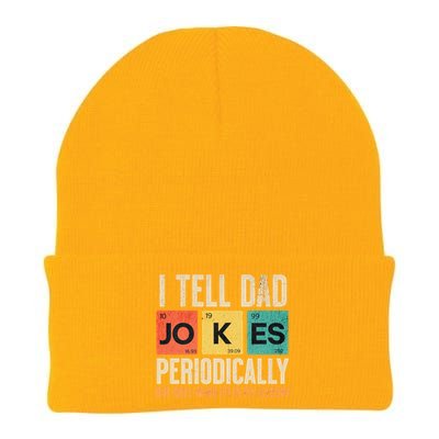 I Tell Dad Jokes Periodically Funny FatherS Day Dad Joke Gift Knit Cap Winter Beanie