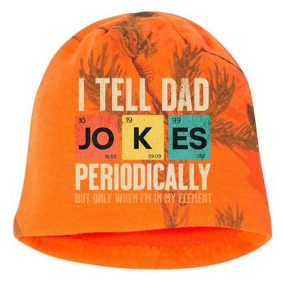 I Tell Dad Jokes Periodically Funny FatherS Day Dad Joke Gift Kati - Camo Knit Beanie