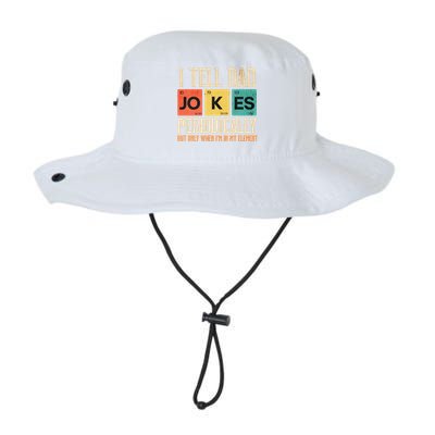 I Tell Dad Jokes Periodically Funny FatherS Day Dad Joke Gift Legacy Cool Fit Booney Bucket Hat